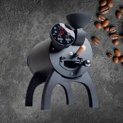 Aillio Bullet R1 V2 coffee roaster with induction heating and real-time data logging – precision 1kg roaster for professionals and home users.