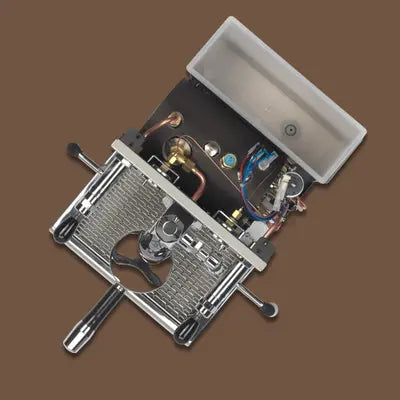 ECM Elektronika II Professional espresso machine with programmable dosing, quiet rotary pump, and automatic cleaning – available at Walcha Coffee.