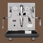 ECM Synchronika II dual boiler espresso machine with OLED display, rotary pump, and precision design – available at Walcha Coffee.